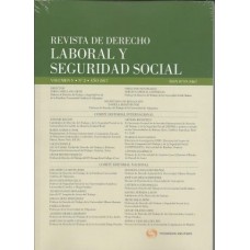 REVISTA DE DERECHO LABORAL Y SEGURIDAD SOCIAL  VOLUMEN V AÑO 2017